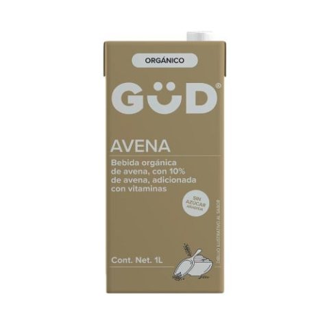 Leche de Avena Sin Azúcar Añadida Güd 1 Lt