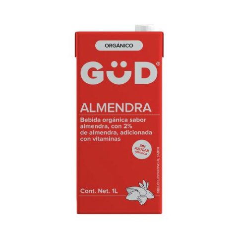 Leche de Almendra Sin Azúcar Añadida Güd 1 Lt