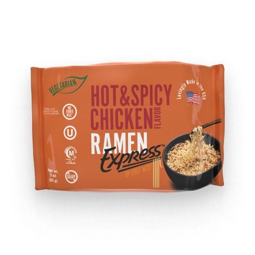 Sopa Instantánea Ramen Hot Spicy Chicken Chef Woo 85 Gr — Sopas Instantáneas