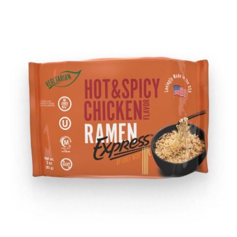 Sopa Instantánea Ramen Hot Spicy Chicken Chef Woo 85 Gr