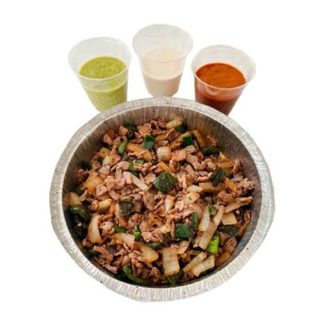 Alambre de Res con Salsas (Incluye Tortilla) Shouly's 500 Gr