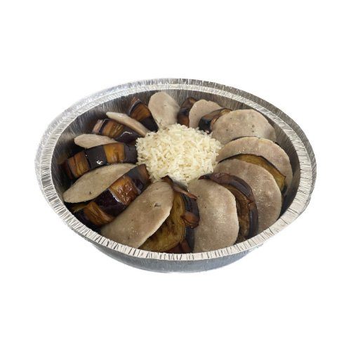 Corona de Voladores con Berenjena y Arroz Basmati Shouly's 1 Kg Aprox — Platillos Carne - Mehadrin