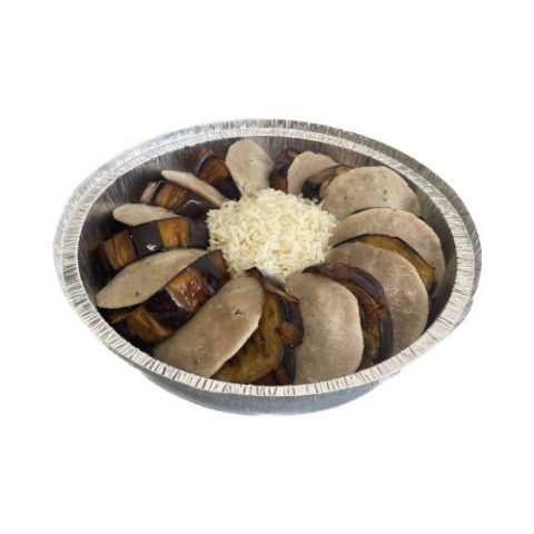 Corona de Voladores con Berenjena y Arroz Basmati Shouly's 1 Kg Aprox