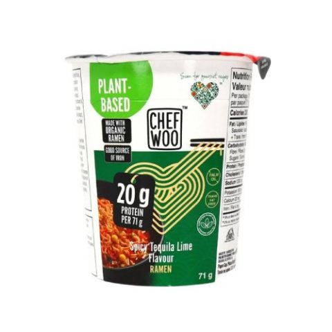 Sopa Instantánea Spicy Tequila Lime Flavor Chef Woo 71 Gr