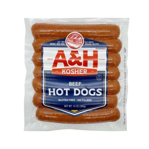 Salchicha de Res Hot Dogs A&h 399 Gr — Carnes Frías y Salchichas Premium