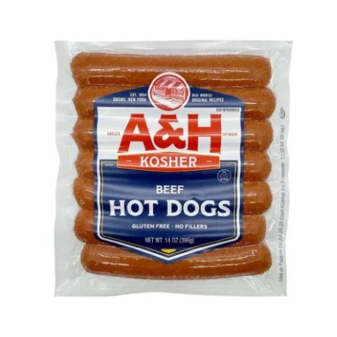 Salchicha de Res Hot Dogs A&h 399 Gr