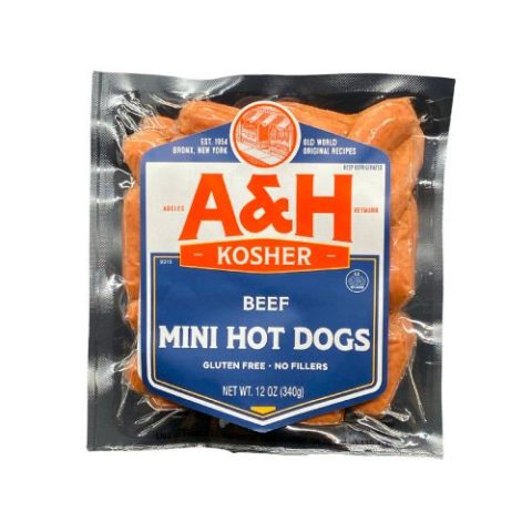 Salchicha Mini Hot Dogs A&h 340 Gr