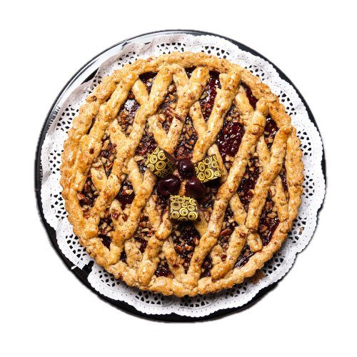 Linzer de Nuez con Zarzamora Sinai - Fiestas — Postres - Parve