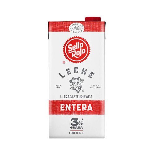 Leche Entera Sello Rojo 1 Lt — Leche