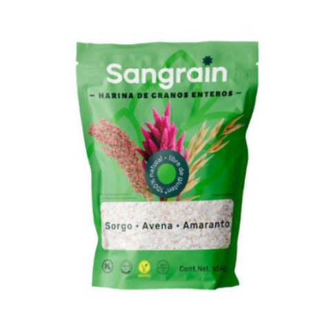 Harina Sorgo, Amaranto y Avena Sangrain 454 Gr