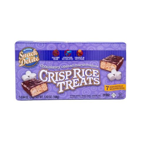 Barras de Arroz y Malvavisco con Chocolate Snack Delite 7 Pzas