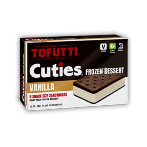 Sandwiches de Helado Cuties Choco-vainilla Tofutti 8 Pzas