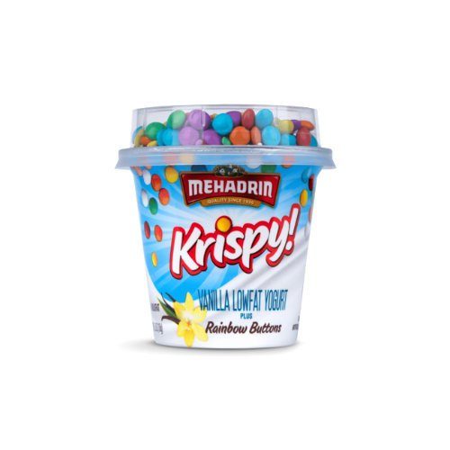 Yogurt Krispy Reinbow Vanilla Mehadrin 150 Gr — Yogurts
