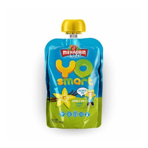Yogurt Pouch Kids Vainilla Mehadrin 100 Gr — Yogurts