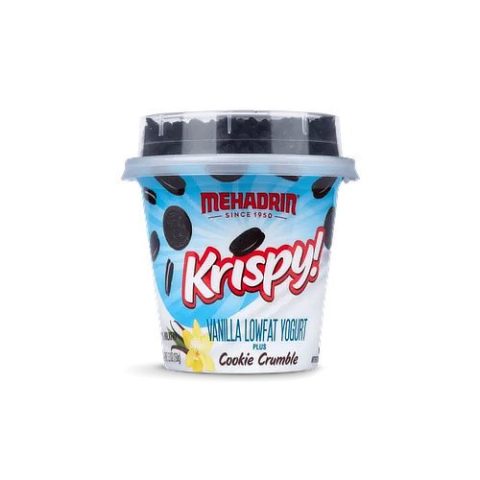 Yogurt Krispy Vanilla Cookie Crumble Mehadrin 150 Gr