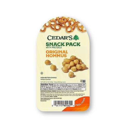 Hummus con Pretzels Cedar's 85 Gr — Hummus