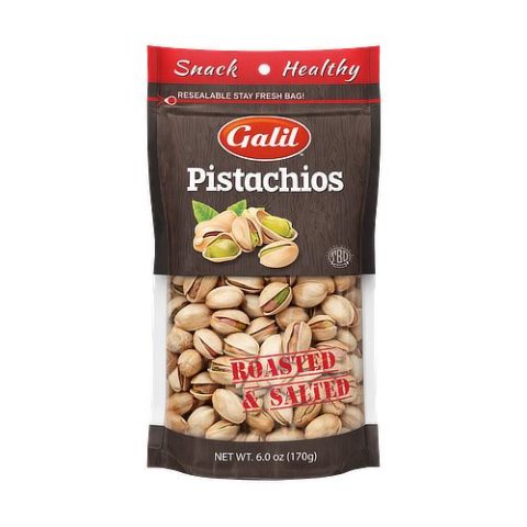 Pistaches con Cascara Tostados y Saladas Galil 170 Gr