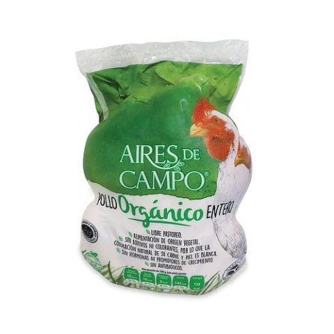 Pollo Entero Orgánico Aires de Campo Kg (1.7 Kg por Pz, Aprox)