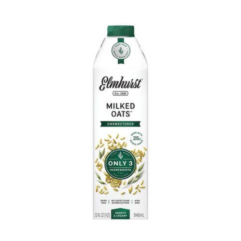 Leche de Avena Sin Azúcar Elmhurst 946 Ml