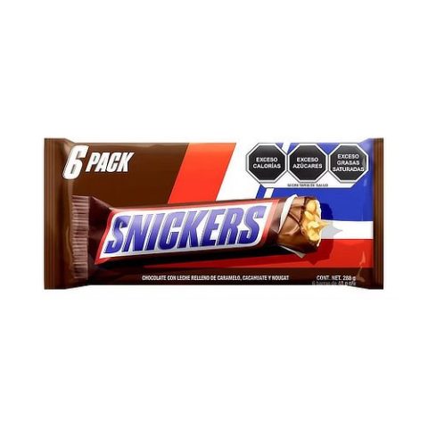 Chocolate Snickers Pack 6/48 Gr