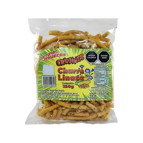 Churritos de Linaza Frituras Tehuacan 250 Gr