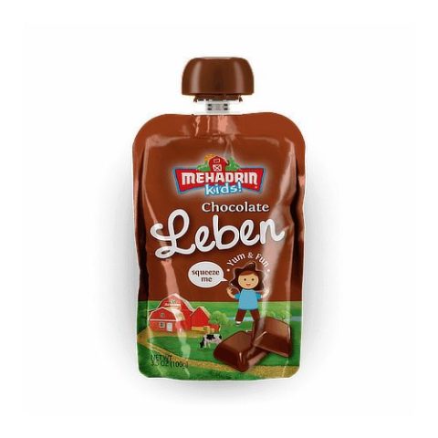 Yogurt Leben Pouch Chocolate Mehadrin 100 Gr