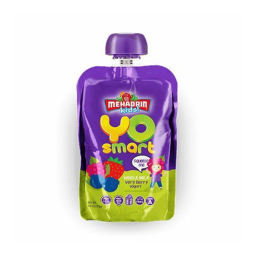 Yogurt Pouch Kids Berrys Mehadrin 100 Gr — Yogurts