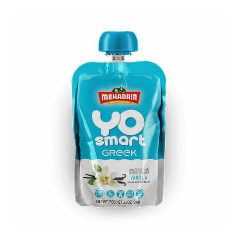 Yogurt Griego Pouch Vainilla Mehadrin 100 Gr