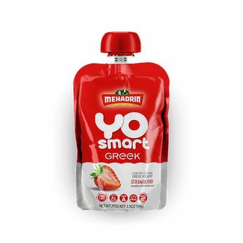 Yogurt Griego Pouch Fresa Mehadrin 100 Gr