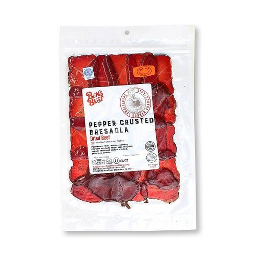 Pepper Crusted Bresaola Ben's Best 56 Gr — Carne Seca