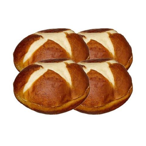 Pan de Pretzel para Hamburguesa Sinai 4 Pzas