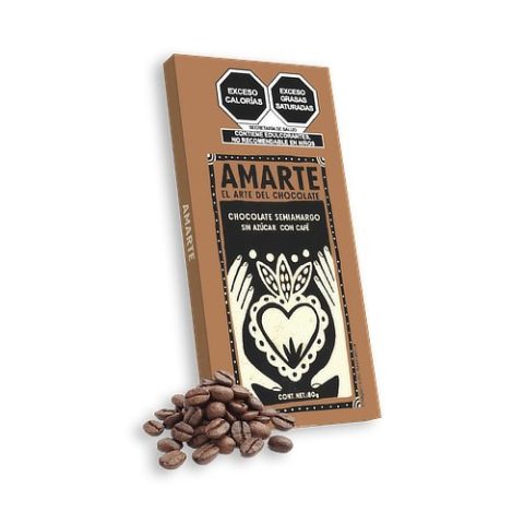 Chocolate Semiamargo con Café Amarte 80 Gr