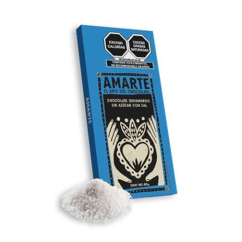 Chocolate Semiamargo con Sal Amarte 80 Gr
