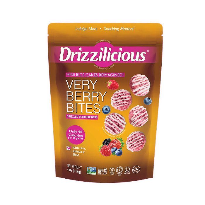 Mini Galletas de Arroz Frutos Rojos Drizzilicious 113 Gr — Lo Nuevo
