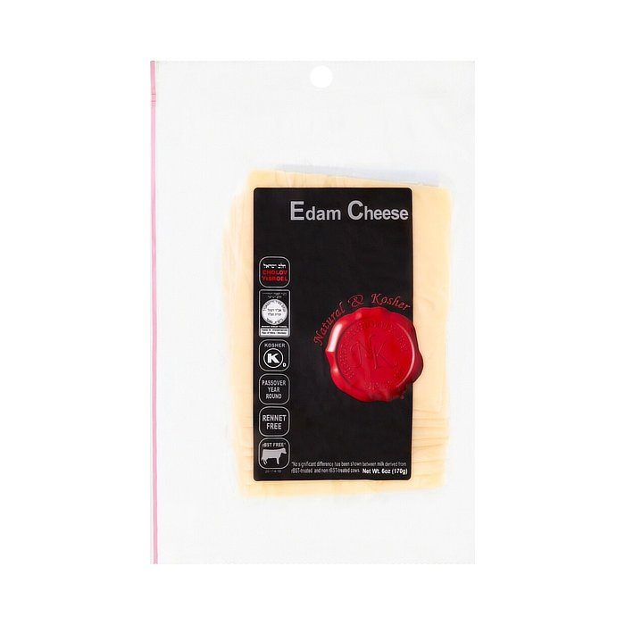 Queso Edam Rebanadas Natural & Kosher 170 Gr — Quesos Gourmet