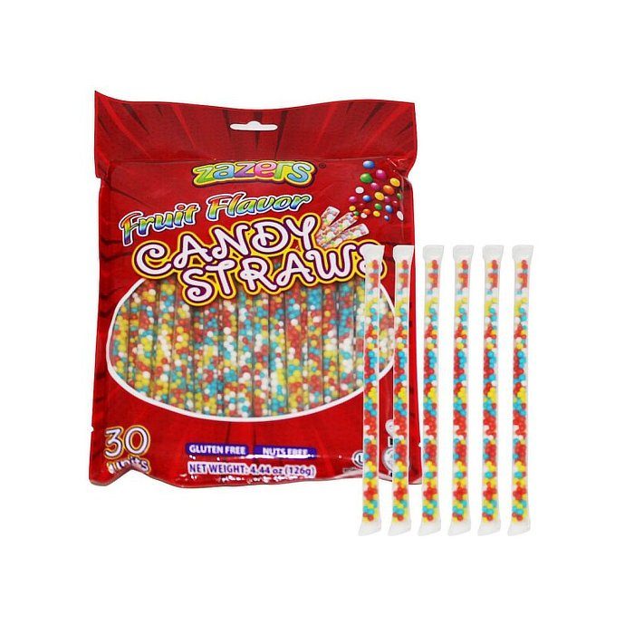 Popote con Dulces 30 Pack Zazers 126 Gr — Dulces y Golosinas