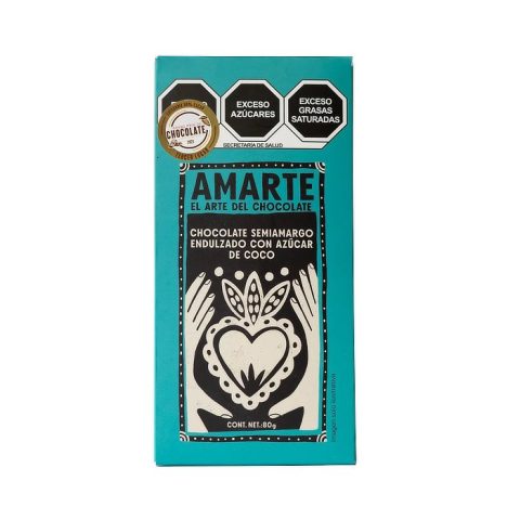Chocolate Semiamargo con Azúcar de Coco Amarte 80 Gr