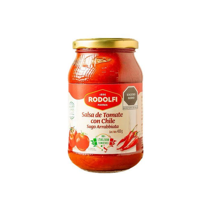 Salsa Arrabiata Rodolfi 400 Gr — Pastas y Salsas Rojas