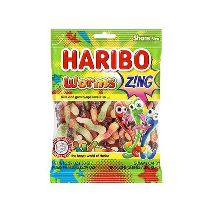 Gomitas Acidas de Gusanito Haribo 150 Gr — Gomitas