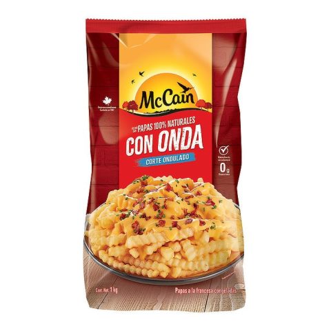 Papas Fritas Onduladas 3/8" Mccain 1 Kg