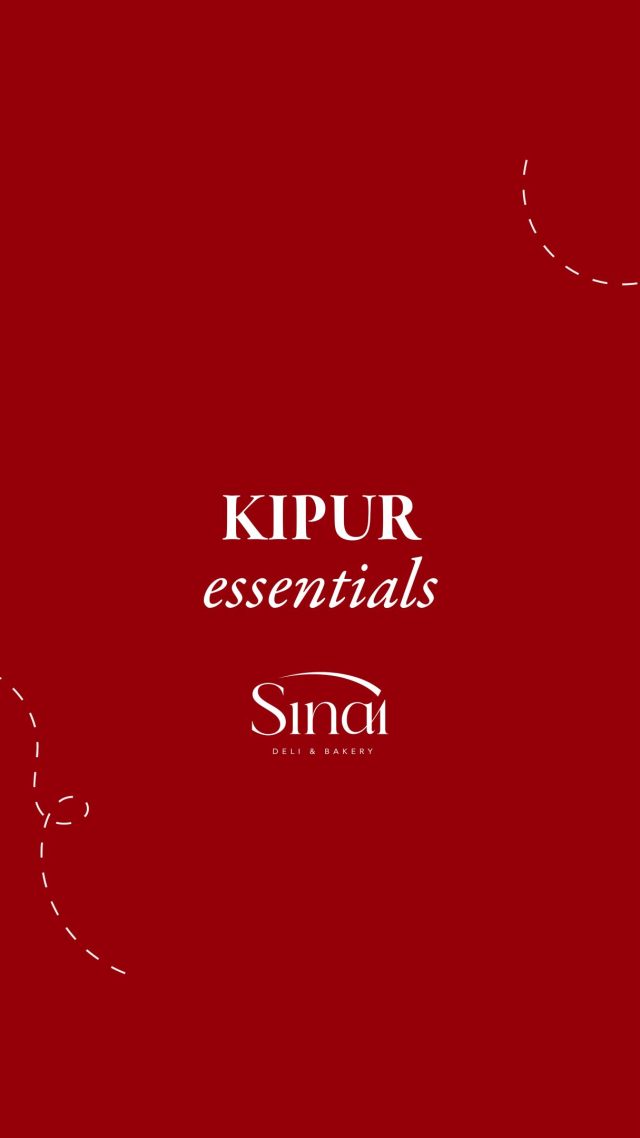 Consider your Kipur checklist handled. ✔ (Obvio todo en Sinai) Haz tu pedido ✨