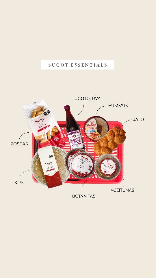 Things that just make sense for Sucot. 🌿 Encuéntralas en Sinai o pide directo desde la app. 🥯 Para hacer…