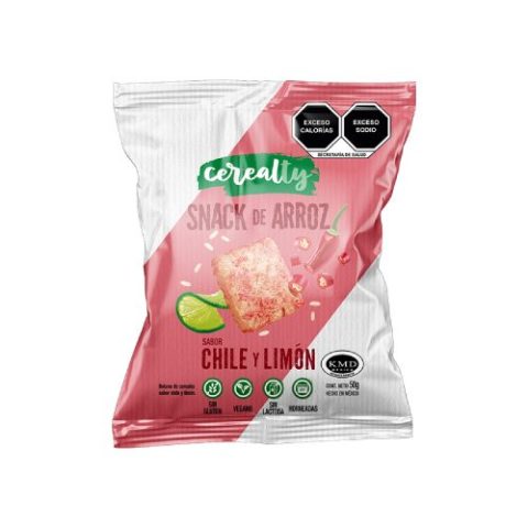 Snack de Arroz Chile/limón Cerealty 50 Gr