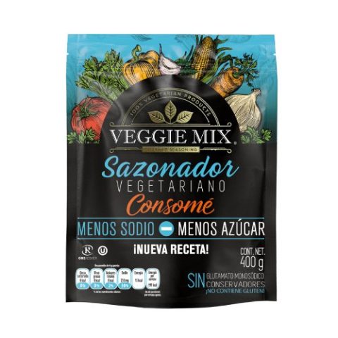 Consomé Reducido en Sodio Veggie Mix 400 Gr