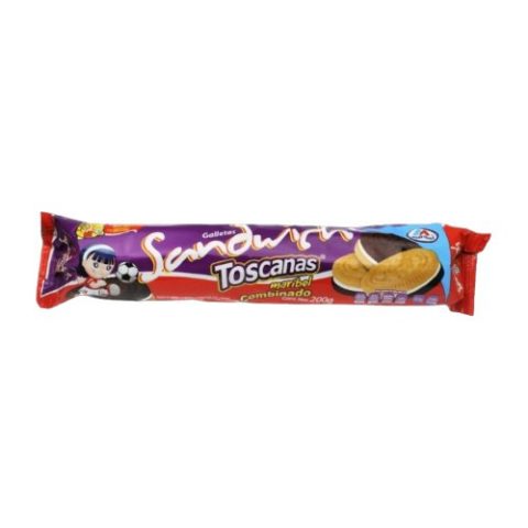 Galletas Toscanas Sandwich Combinado Maribel 200 Gr