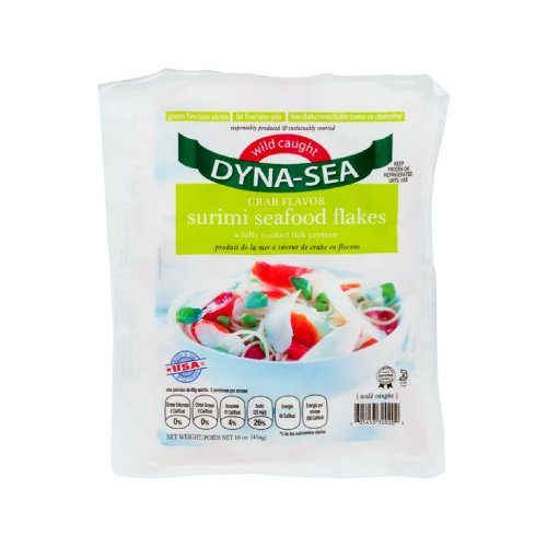 Cangrejo/surimi en Hojuelas Dyna-sea 454 Gr — Del Mar