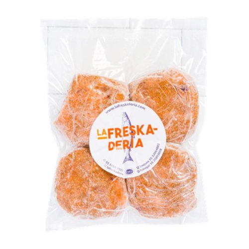 Hamburguesas de Salmón la Freskadería 4 Pzas — Salmón