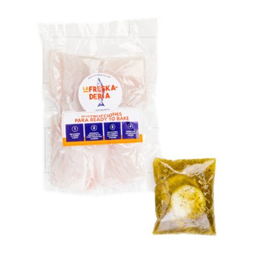 Róbalo al Limón y Finas Hierbas la Freskadería (4 de 150 Gr) — Róbalo