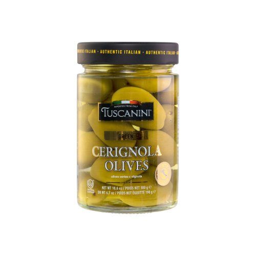 Aceitunas Cerignola Verdes Tuscanini 300 Gr — Aceitunas y Pepinillos, Latas y Frascos