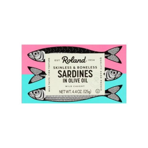 Sardina Sin Piel y Sin Hueso en Oliva Roland 125 Gr
